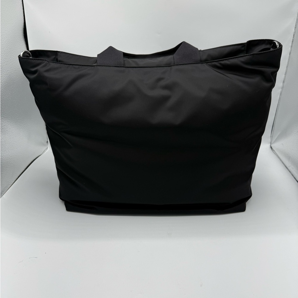 NWT PRADA Re-Nylon/ Leather Padded Large Black tote/ shopping Bag Crossbody mens - Picture 5 of 17